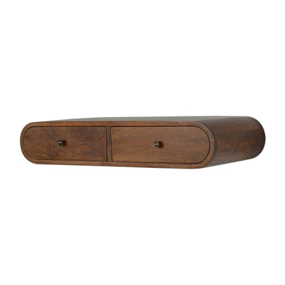 Floating Chestnut London Console - Luxe Home Comforts