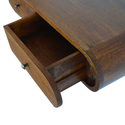 Floating Chestnut London Console - Luxe Home Comforts