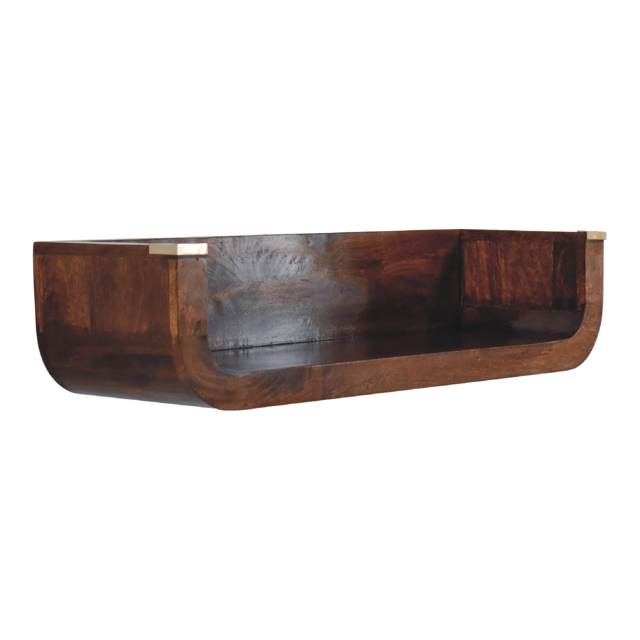 Indira Chestnut Floating Console - Luxe Home Comforts