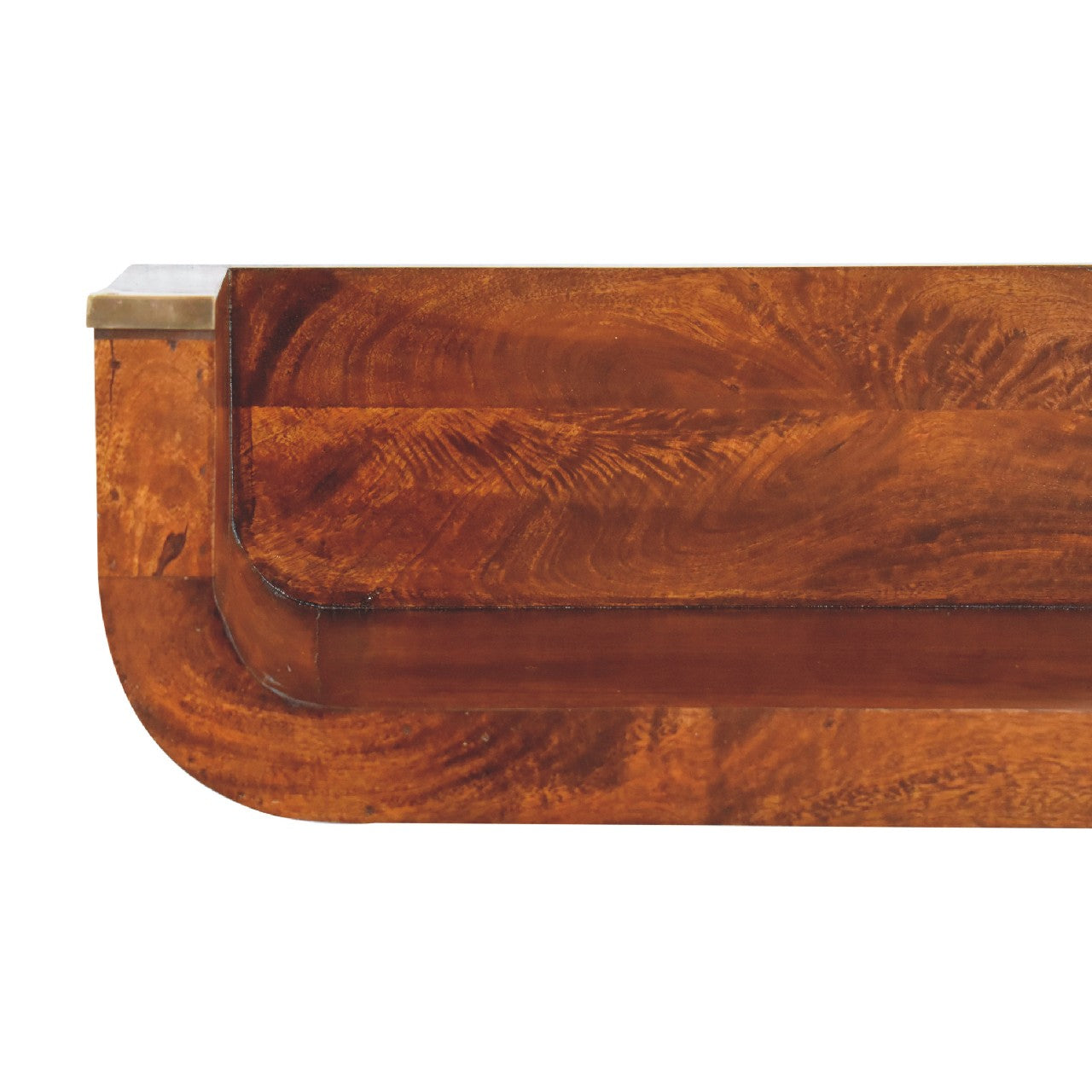 Indira Chestnut Floating Console - Luxe Home Comforts
