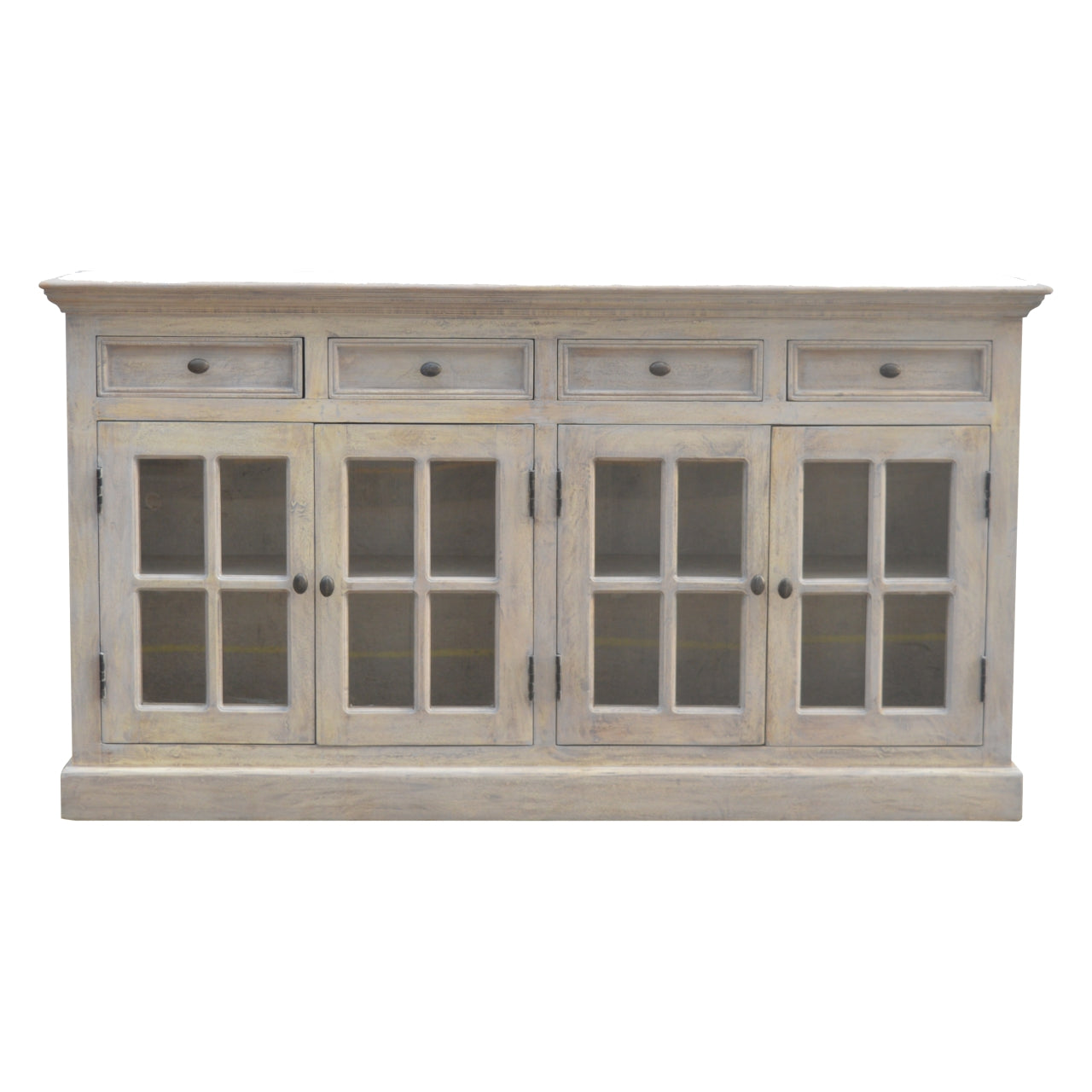 Large Stone Wash Glazed Sideboard - Luxe Home Comforts