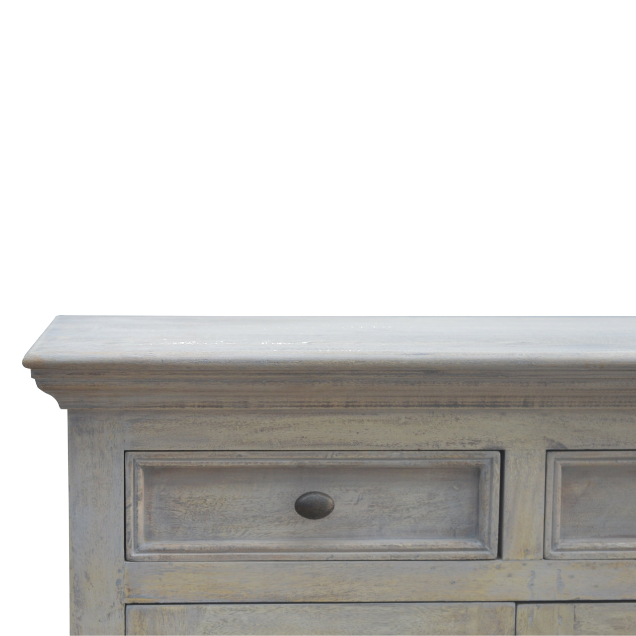 Large Stone Wash Glazed Sideboard - Luxe Home Comforts