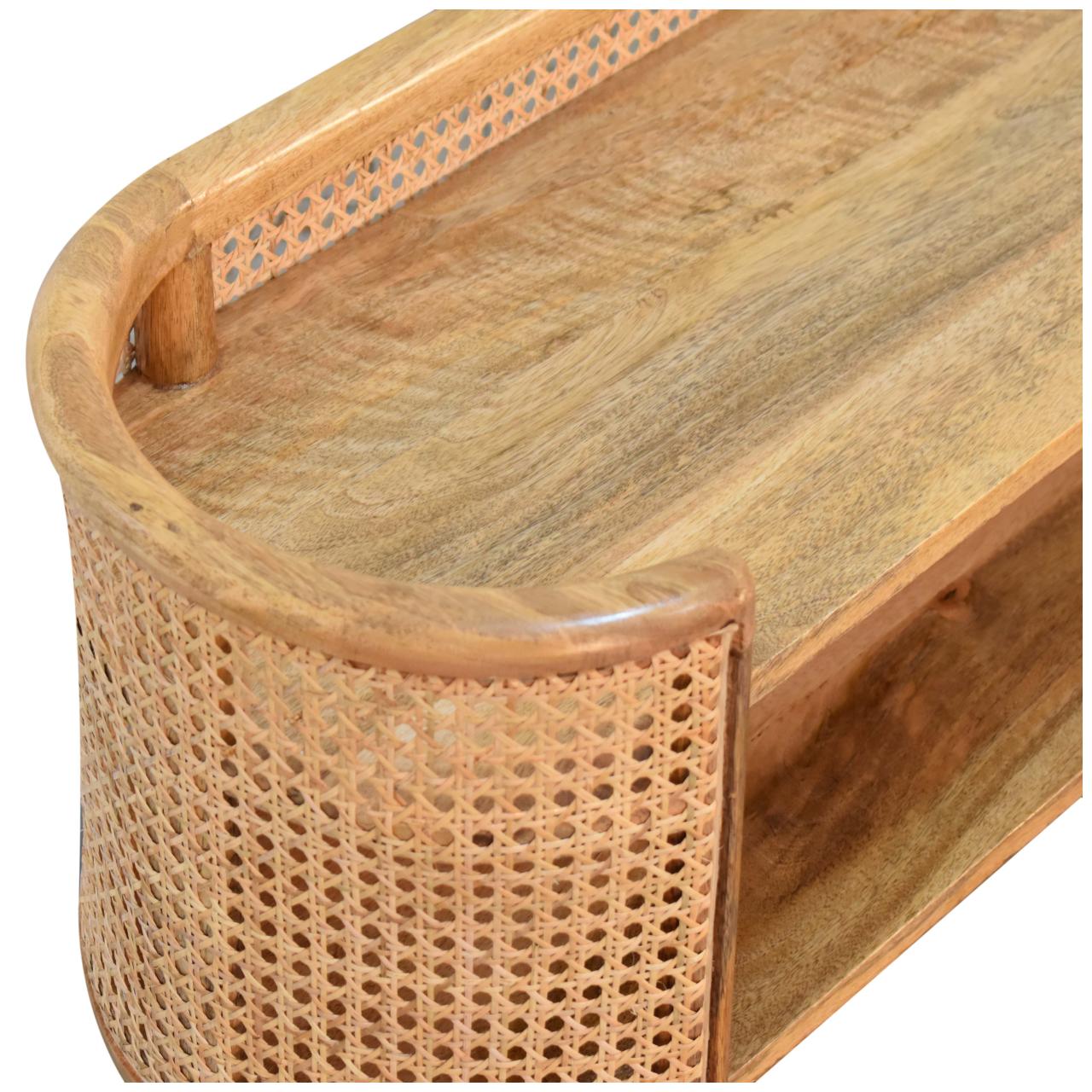 Larissa Curved Shelving Unit - Luxe Home Comforts