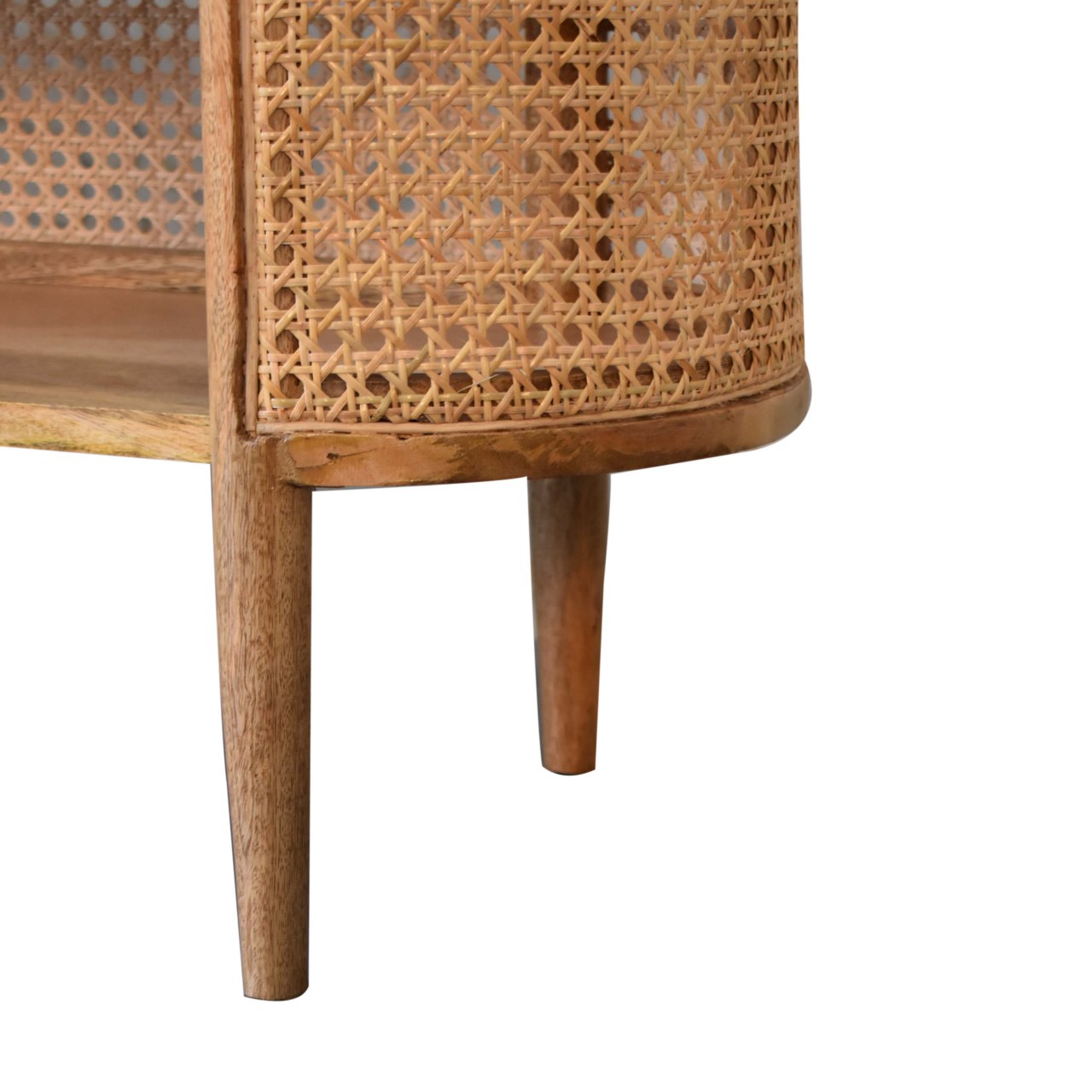 Larissa Curved Shelving Unit - Luxe Home Comforts