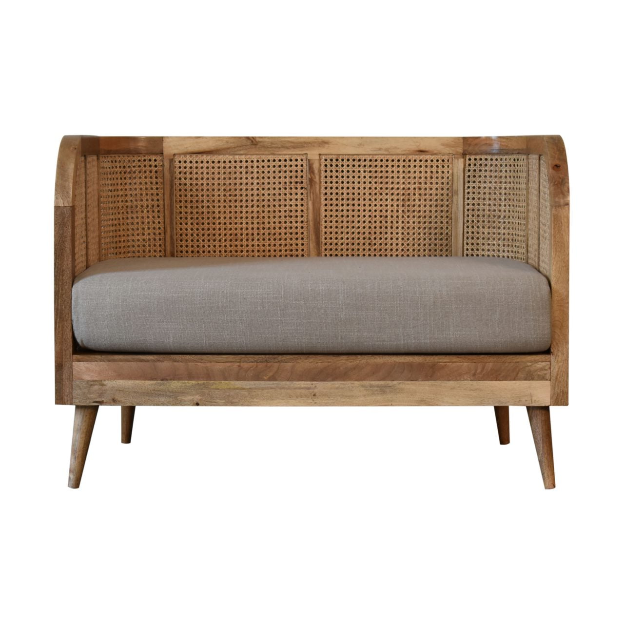 Larissa Mud Linen Sofa - Luxe Home Comforts