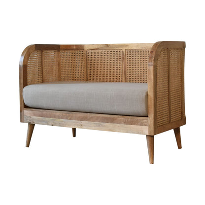 Larissa Mud Linen Sofa - Luxe Home Comforts