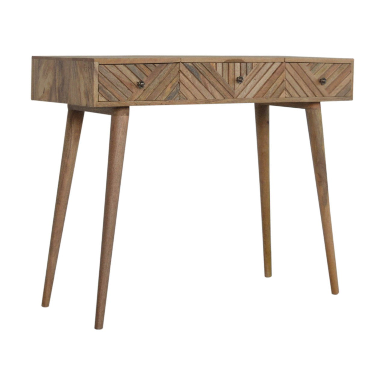 Line Carved Foldable Dressing Table - Luxe Home Comforts