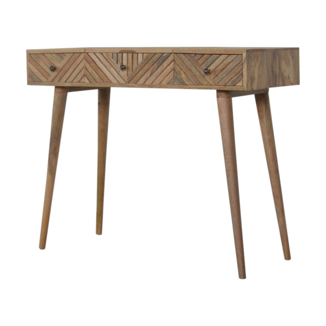 Line Carved Foldable Dressing Table - Luxe Home Comforts