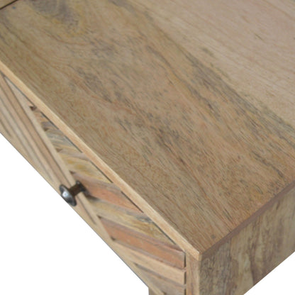 Line Carved Foldable Dressing Table - Luxe Home Comforts