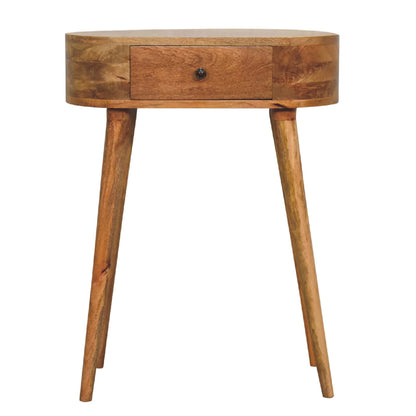 Mini Albion Oak-ish Console - Luxe Home Comforts