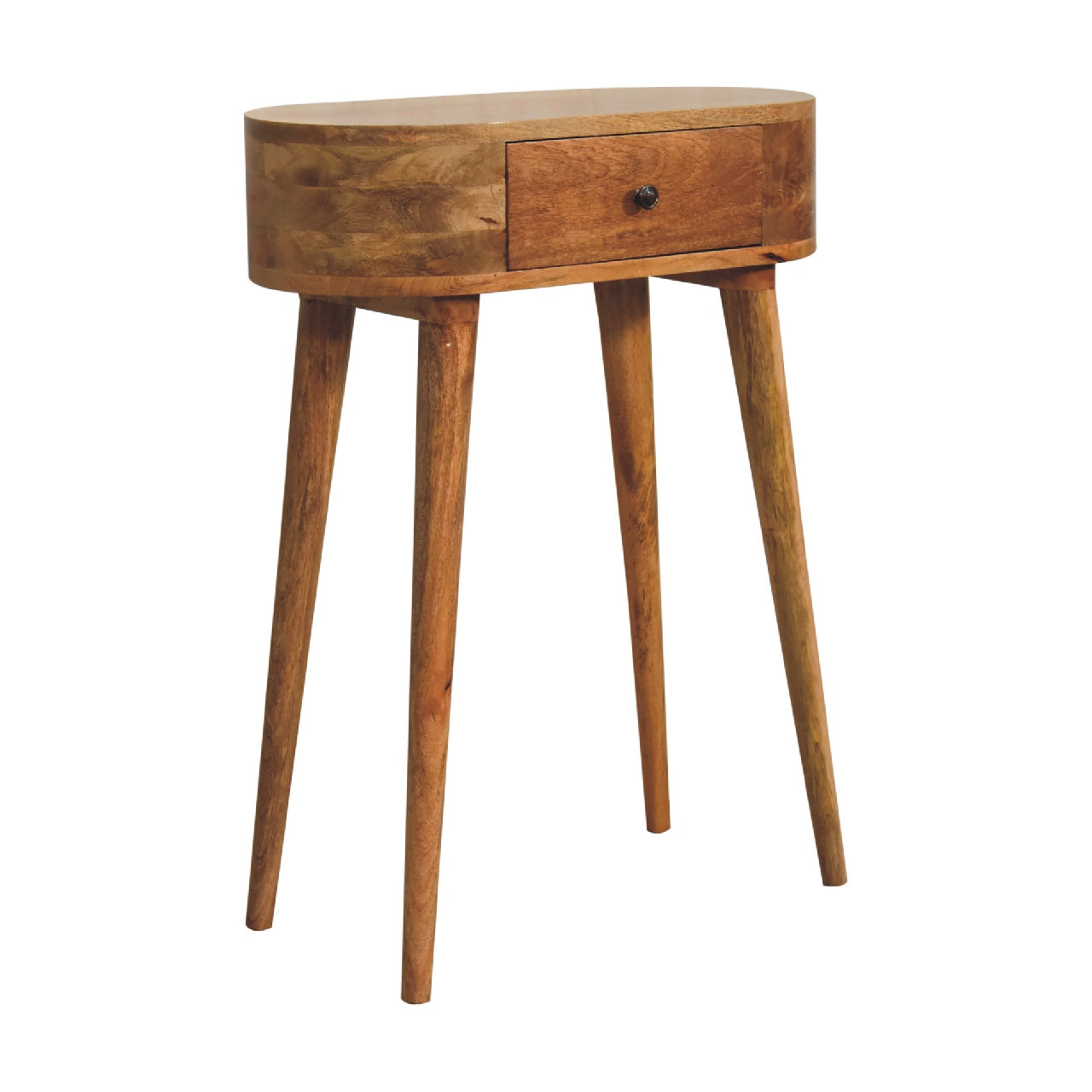 Mini Albion Oak-ish Console - Luxe Home Comforts