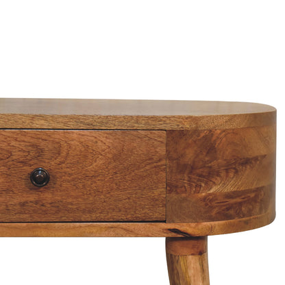 Mini Albion Oak-ish Console - Luxe Home Comforts