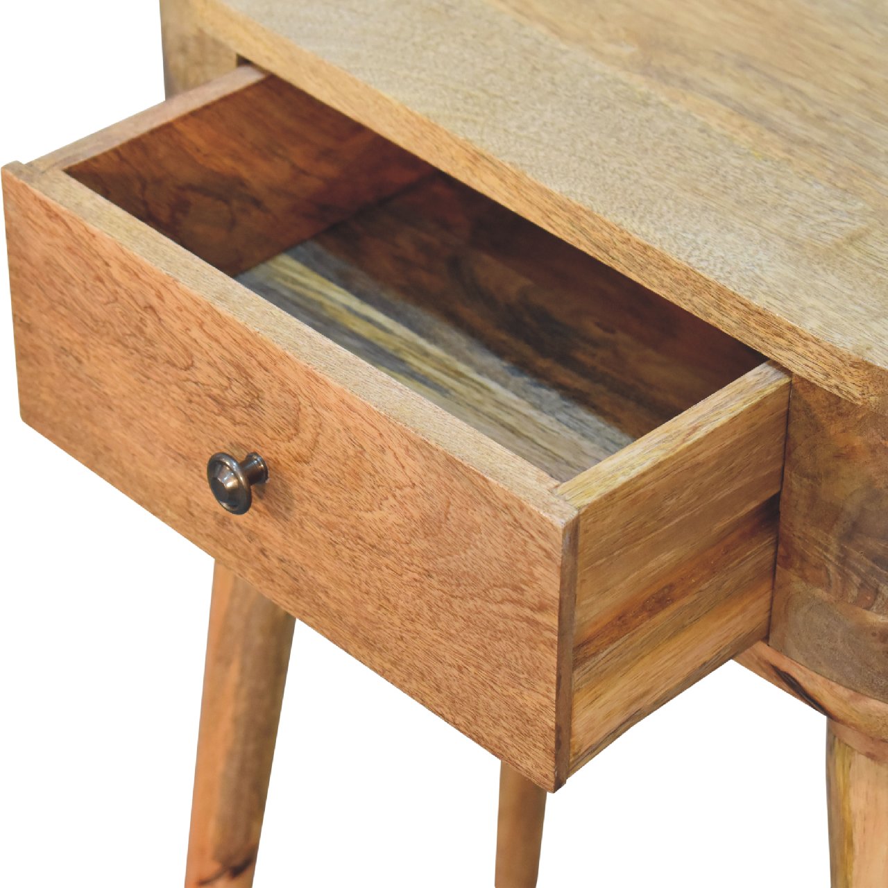 Mini Albion Oak-ish Console - Luxe Home Comforts