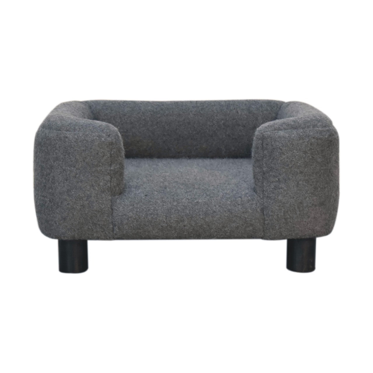 Mini Battleship Tweed Pet Sofa Bed - Luxe Home Comforts