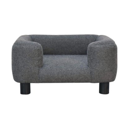 Mini Battleship Tweed Pet Sofa Bed - Luxe Home Comforts