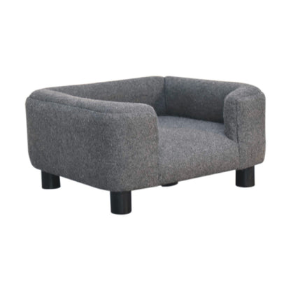 Mini Battleship Tweed Pet Sofa Bed - Luxe Home Comforts