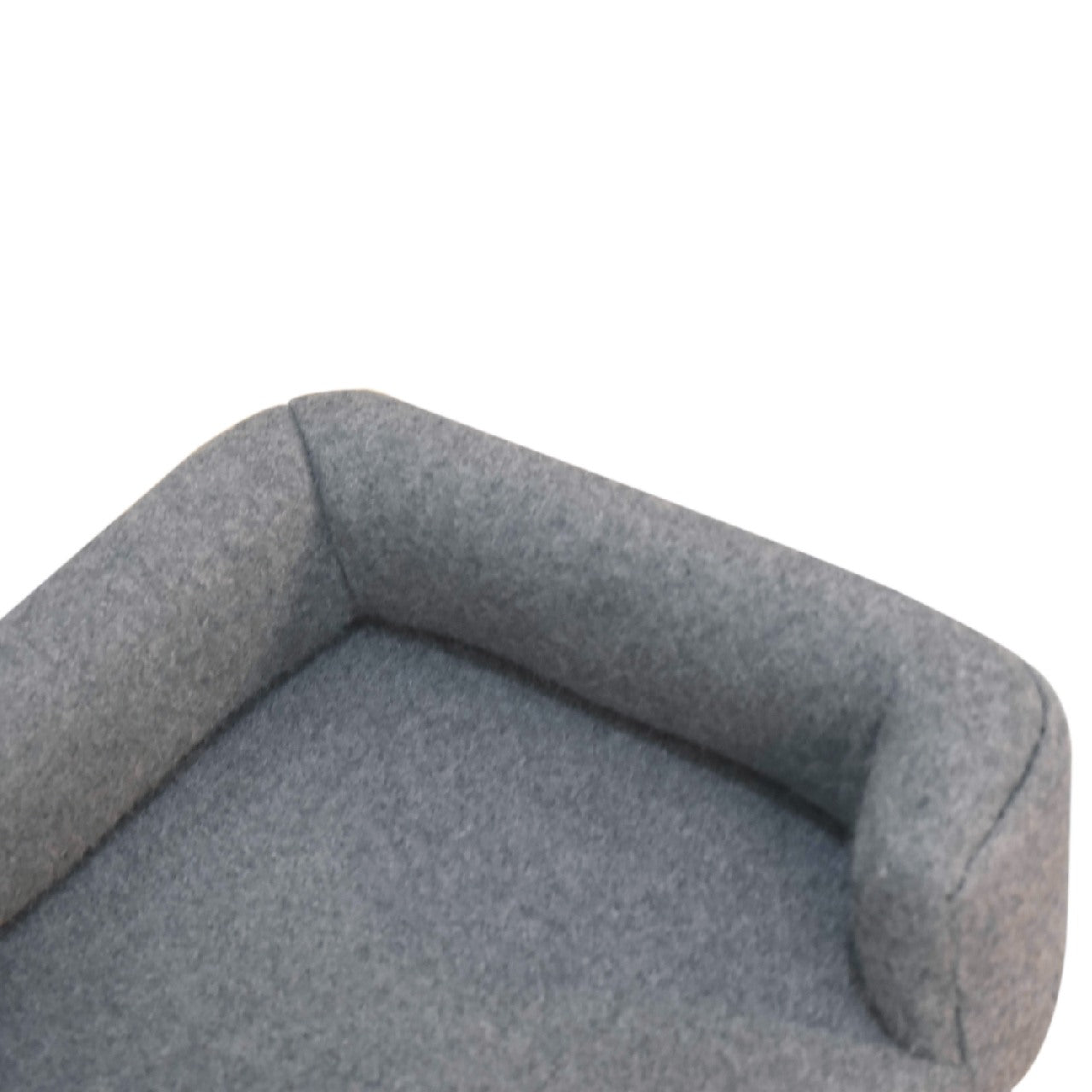 Mini Battleship Tweed Pet Sofa Bed - Luxe Home Comforts