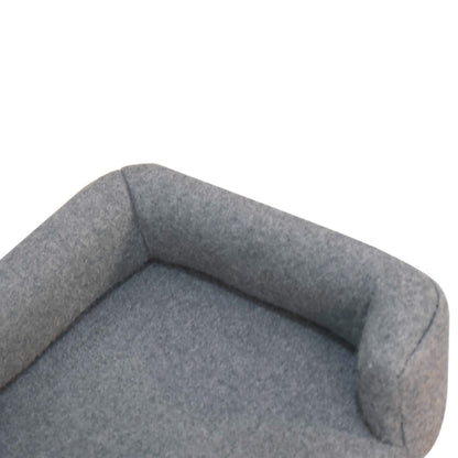 Mini Battleship Tweed Pet Sofa Bed - Luxe Home Comforts