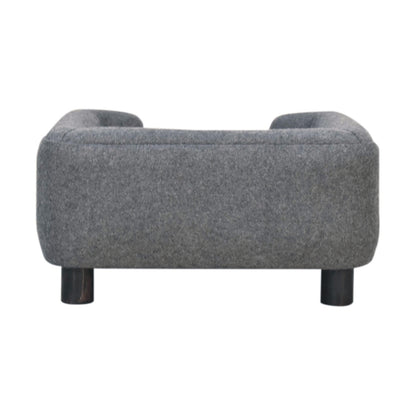 Mini Battleship Tweed Pet Sofa Bed - Luxe Home Comforts