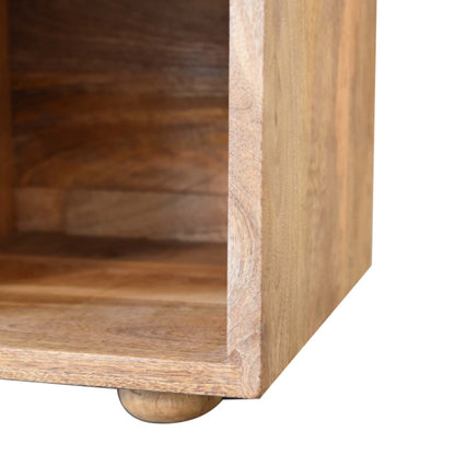 Mini Black Shoe Storage Footstool - Luxe Home Comforts