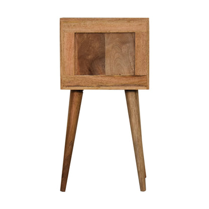 Mini Bone Inlay 2 Drawer Bedside Table - Luxe Home Comforts