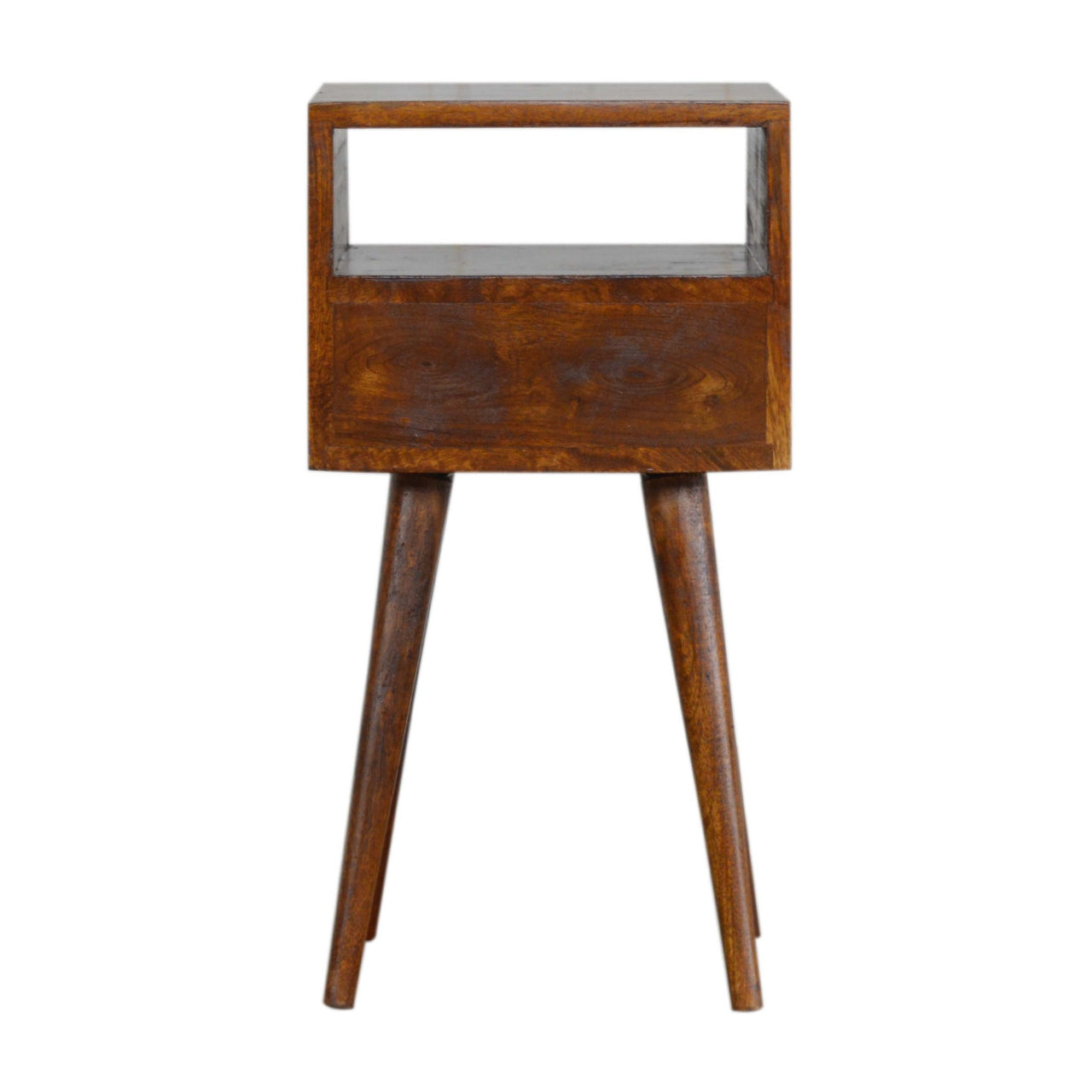 Mini Chestnut Bedside Table - Luxe Home Comforts