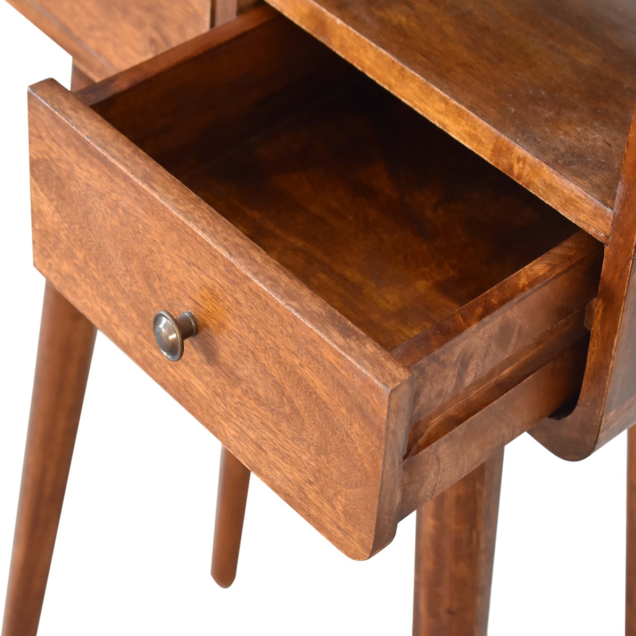 Mini Chestnut Console Table - Luxe Home Comforts