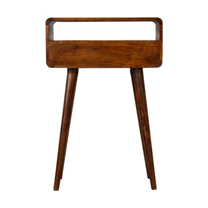 Mini Chestnut Console Table - Luxe Home Comforts