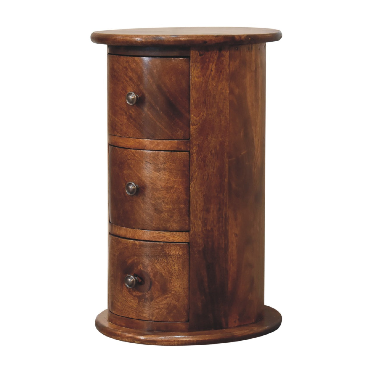 Mini Chestnut Drum Chest - Luxe Home Comforts