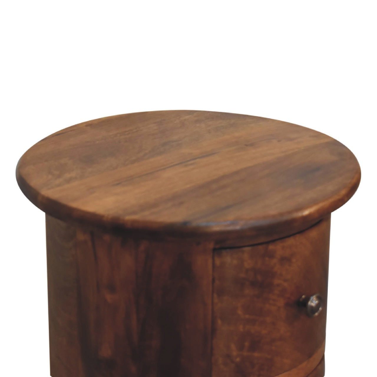 Mini Chestnut Drum Chest - Luxe Home Comforts