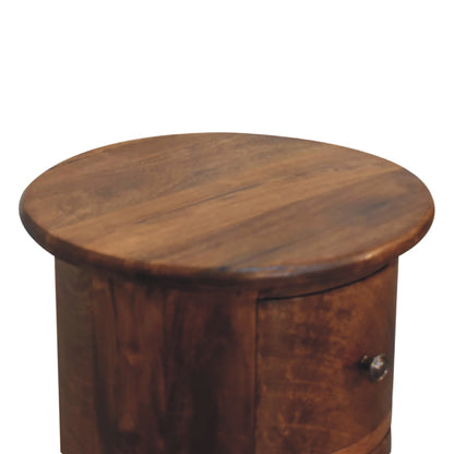 Mini Chestnut Drum Chest - Luxe Home Comforts