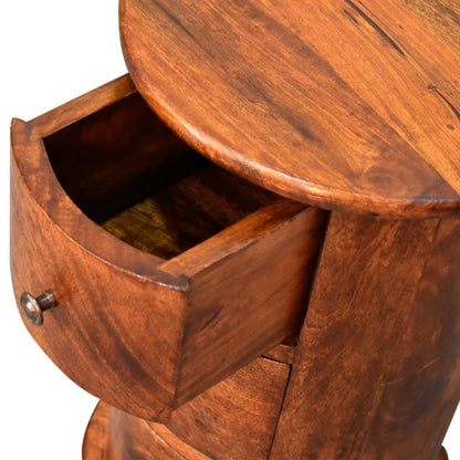 Mini Chestnut Drum Chest - Luxe Home Comforts