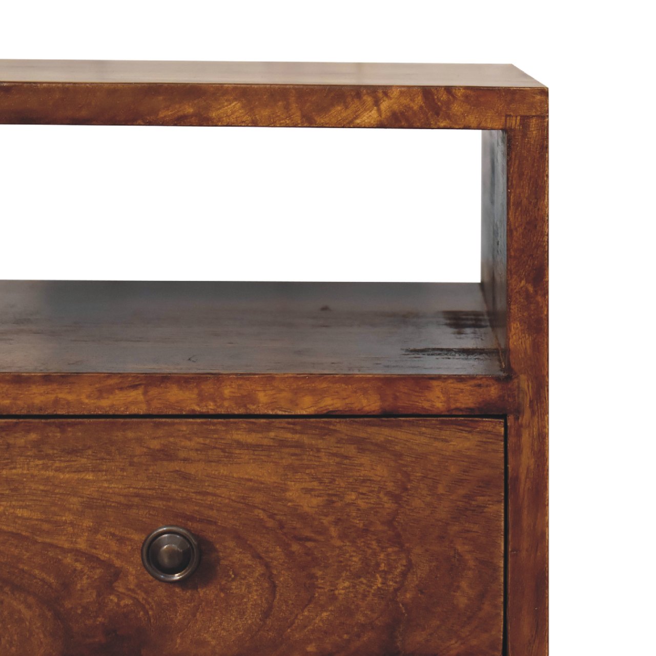 Mini Classic Chestnut Bedside Table - Luxe Home Comforts