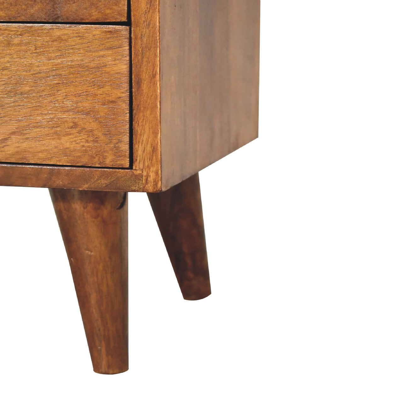 Mini Classic Chestnut Bedside Table - Luxe Home Comforts