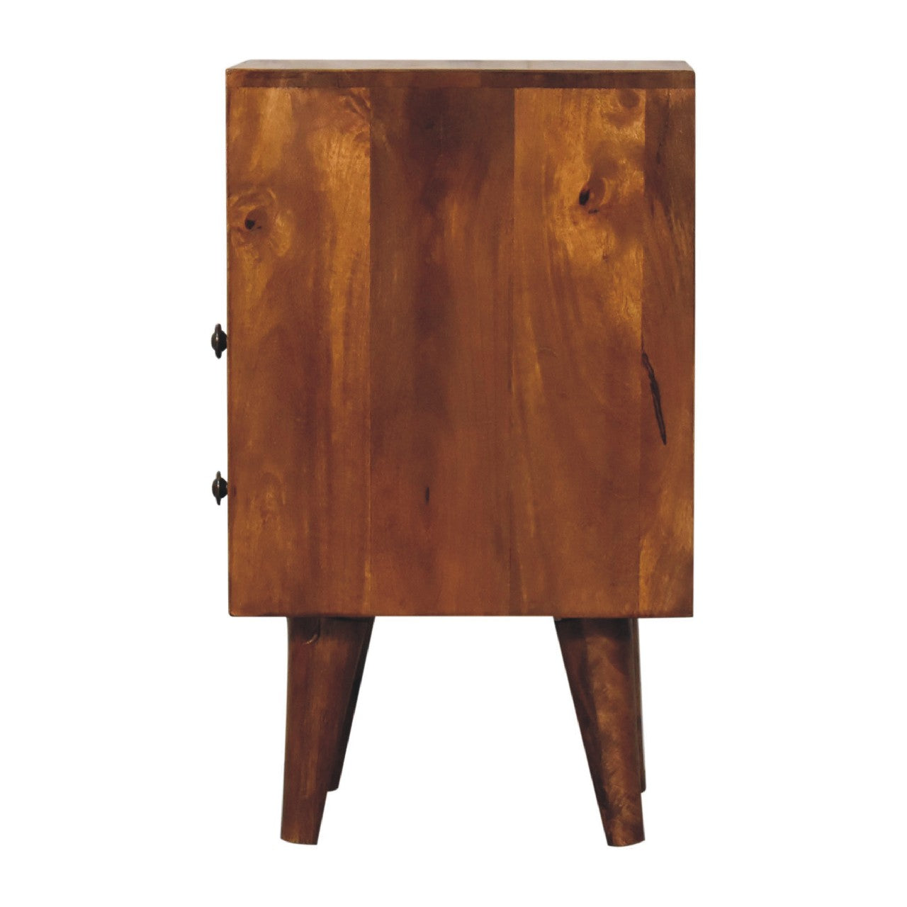 Mini Classic Chestnut Bedside Table - Luxe Home Comforts