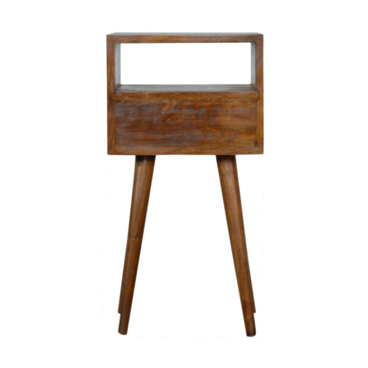 Mini Geo Brass Bedside Table - Luxe Home Comforts