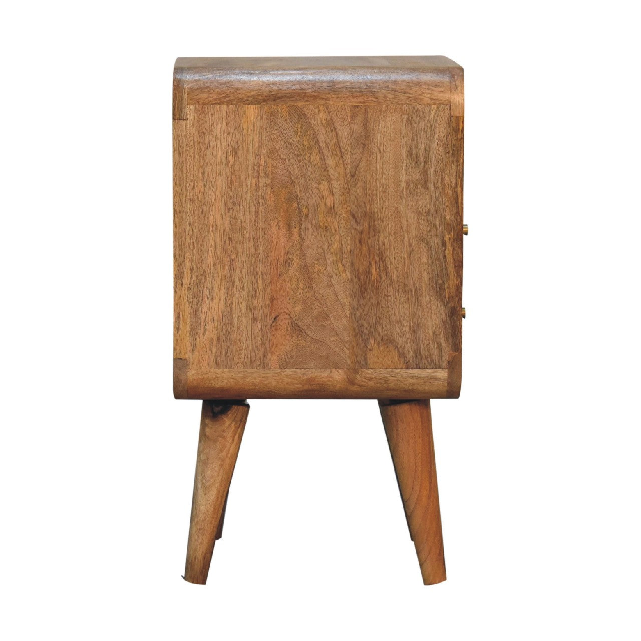 Mini Lille Curved Bedside Table - Luxe Home Comforts