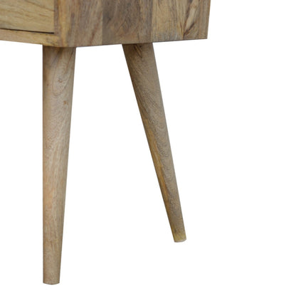 Mini Oak-ish Bedside Table - Luxe Home Comforts