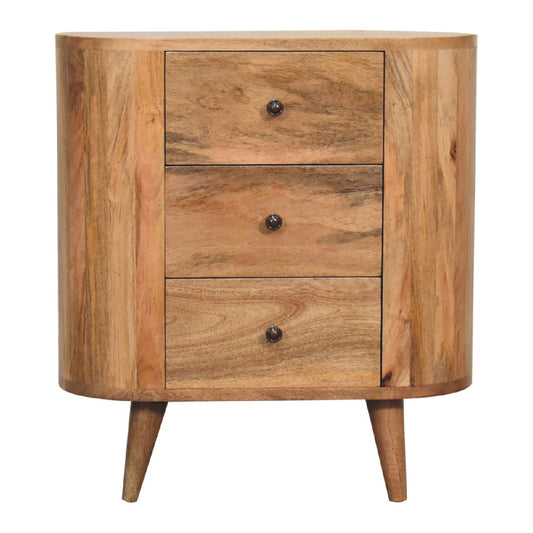 Mini Oak-ish Cabinet - Luxe Home Comforts