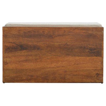 Mud Linen Pull out Shoe Bench - Luxe Home Comforts