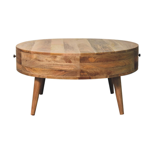 Odyssey Oak-ish Coffee Table - Luxe Home Comforts