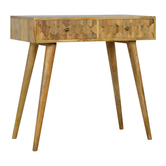 Pineapple Carved Console Table - Luxe Home Comforts