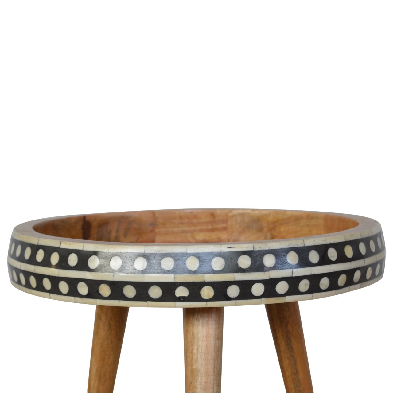 Small Dotted End Table - Luxe Home Comforts