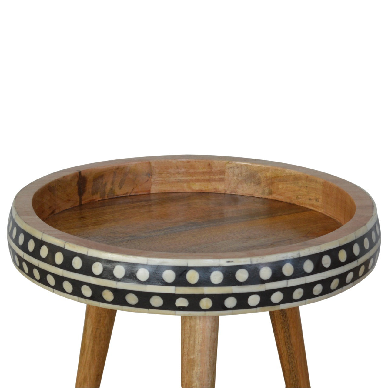 Small Dotted End Table - Luxe Home Comforts