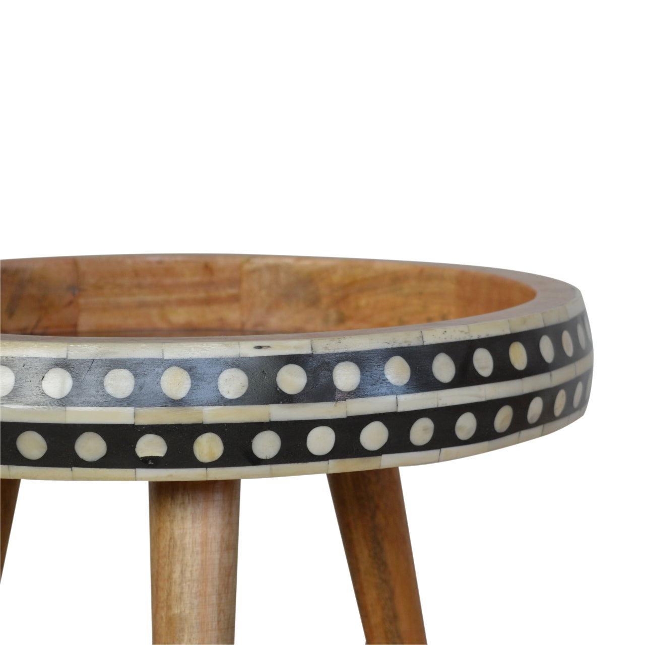 Small Dotted End Table - Luxe Home Comforts