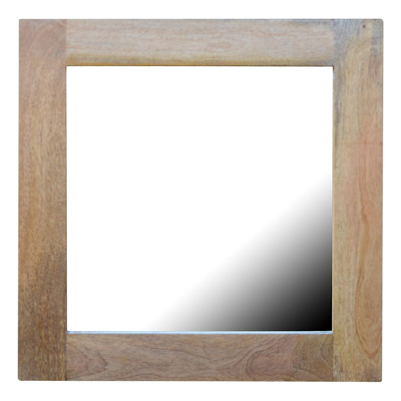 Square Wooden Frame with Mirror - Luxe Home Comforts