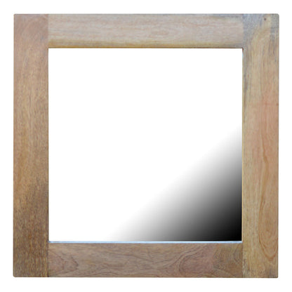 Square Wooden Frame with Mirror - Luxe Home Comforts