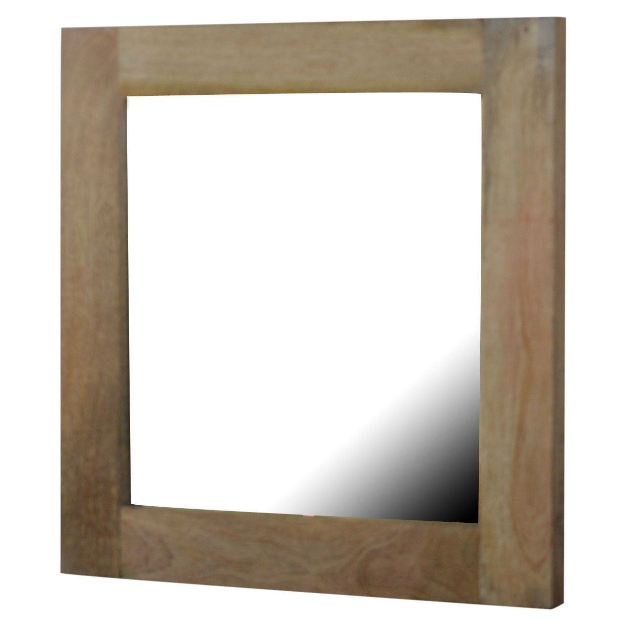Square Wooden Frame with Mirror - Luxe Home Comforts