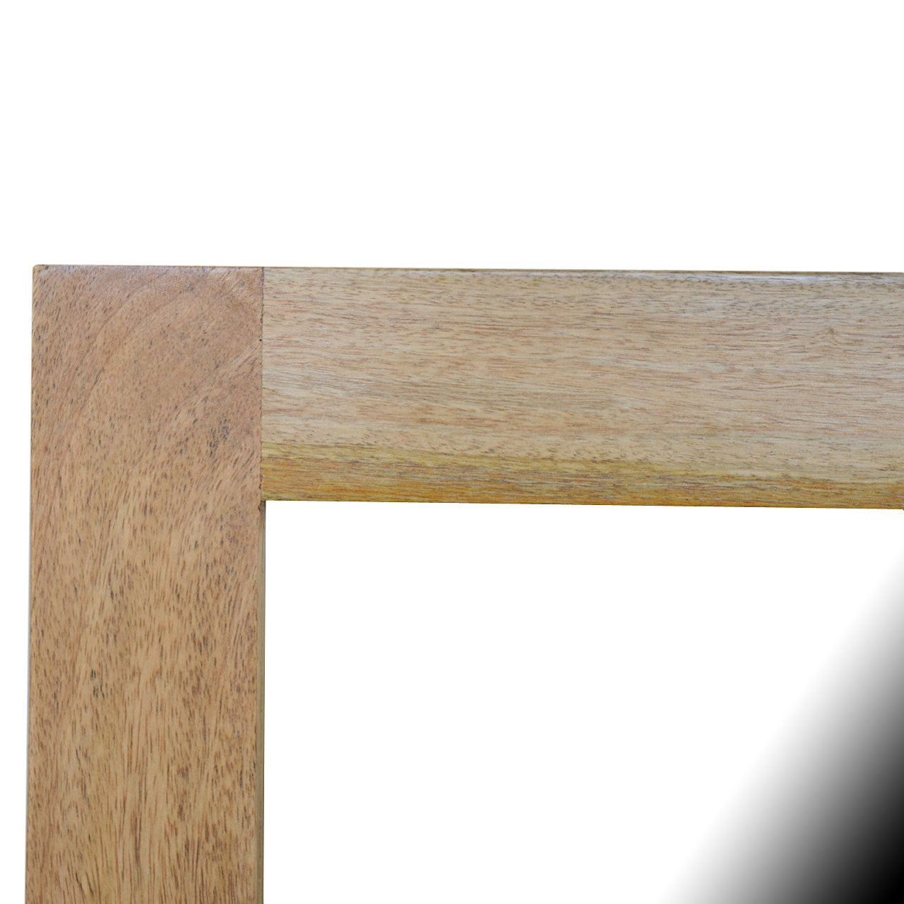 Square Wooden Frame with Mirror - Luxe Home Comforts