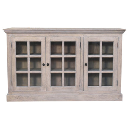 Stone Wash Triple Glazed Cabinet - Luxe Home Comforts